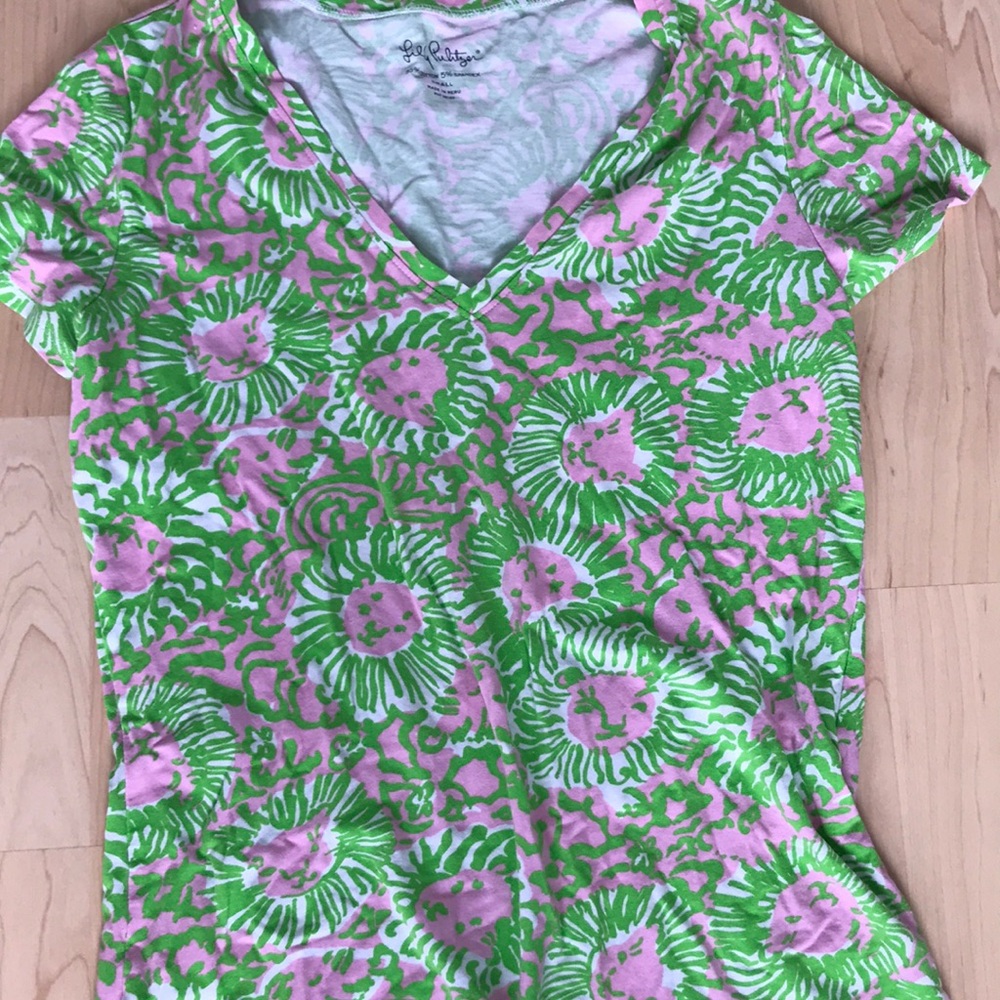 Lilly Pulitzer Lion Print Shirt